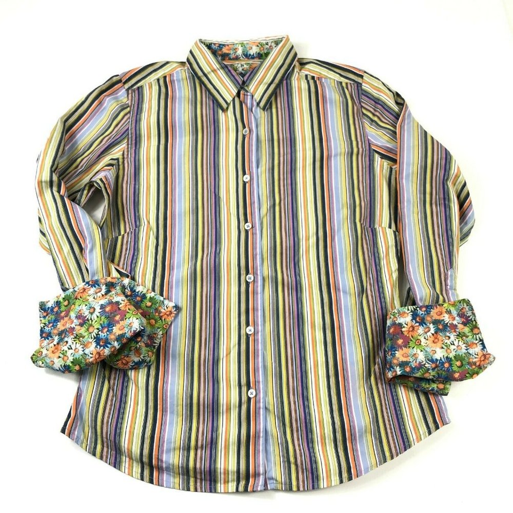 Robert Graham Womens Button Shirt Size 6
